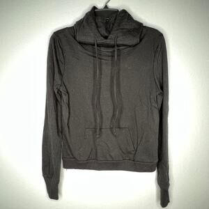 New Love, Fire Black Pullover Hoodie Sweater w/ Front Pocket Women's Size M